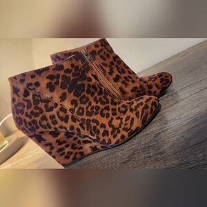 Madden Girl Leopard Ankle Booties